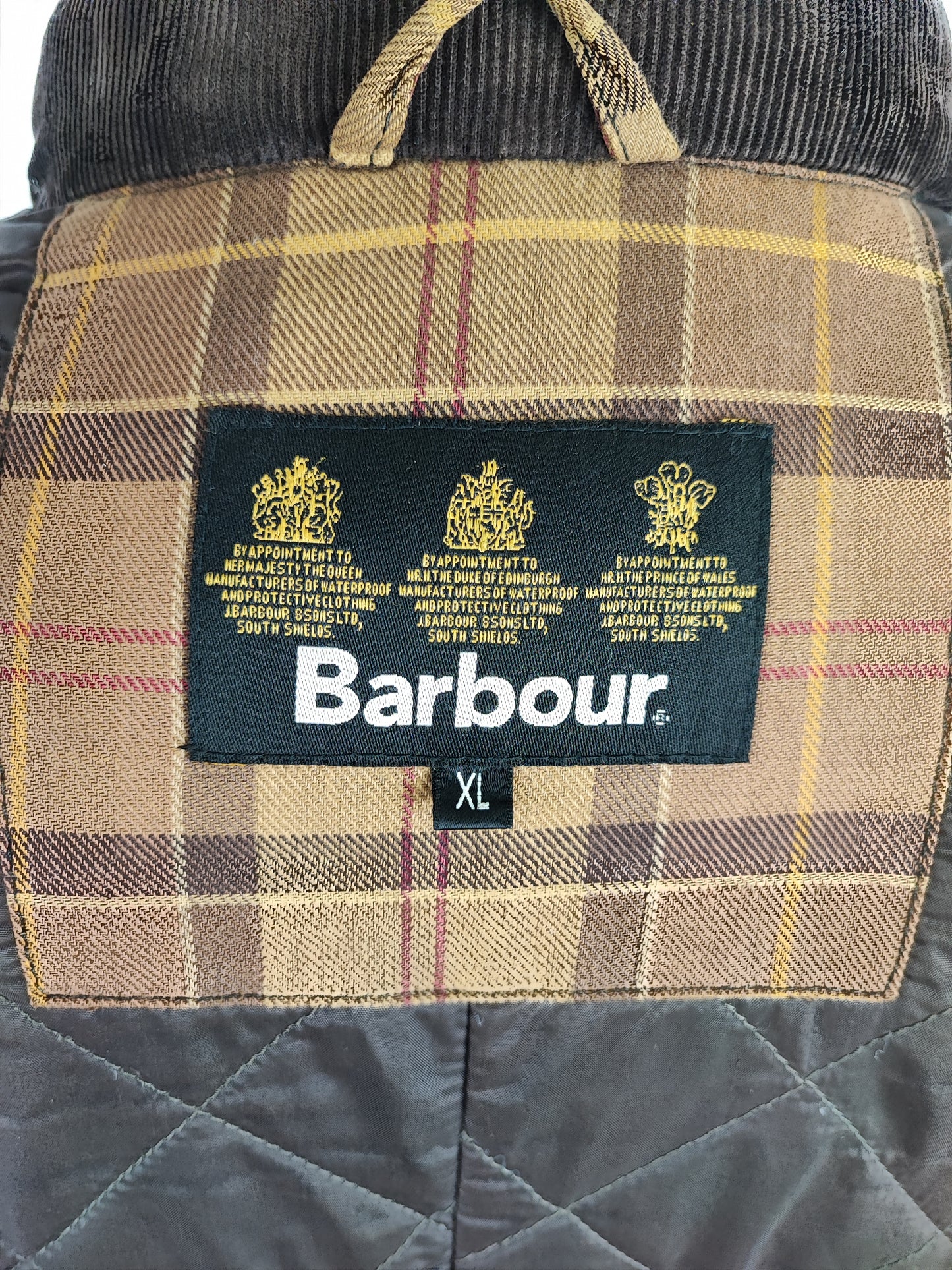 Barbour Giacca Uomo Corbridge marrone XL Man Brown Waxed Corbridge Jacket XLarge