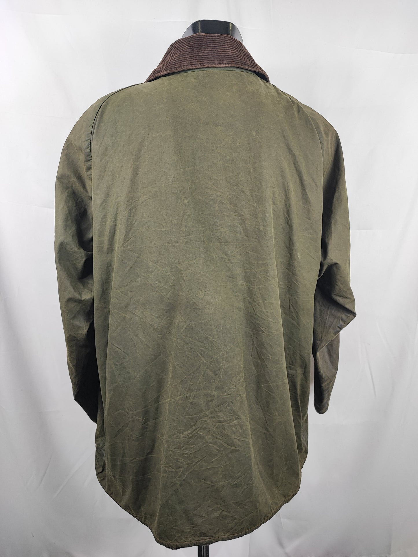 Barbour Giacca Beaufort verde C52/132 cm Man Green Wax Beaufort jacket Size XXXL