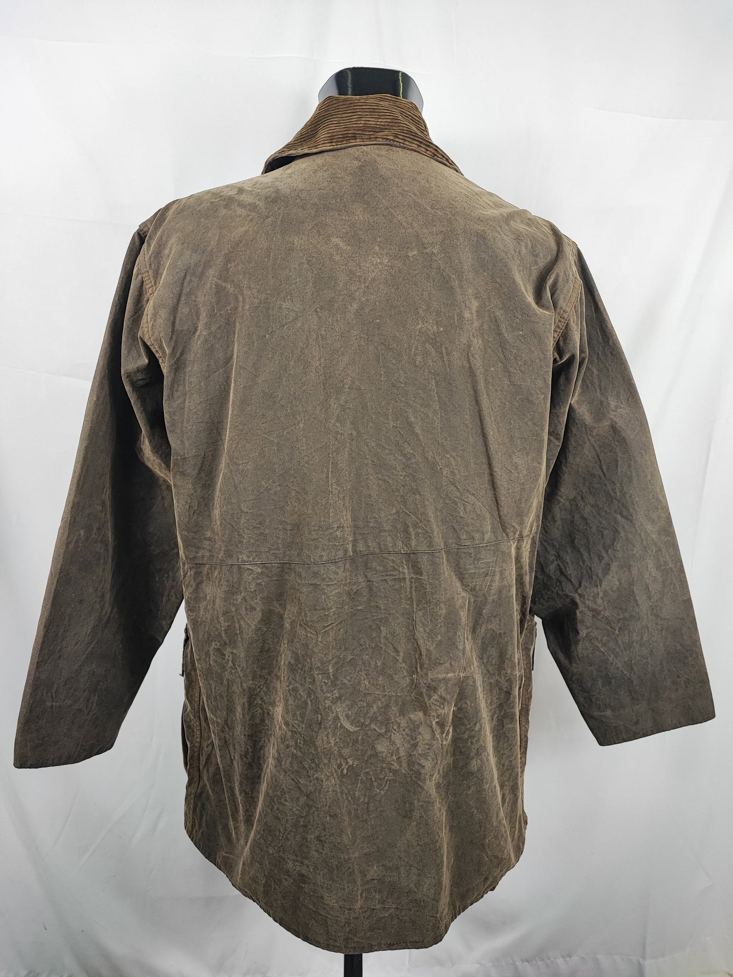Giacca Barbour Northumbria verde oliva C44/112 cm-Man Olive Waxed Northumbria Jacket Large