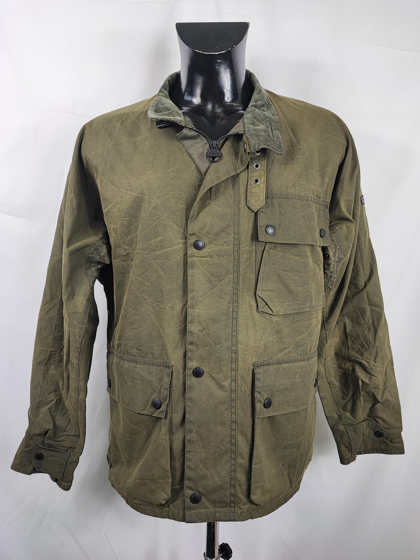Giacca Barbour International Trajan verde Medium- Olive International Trajan Wax Jacket Size M