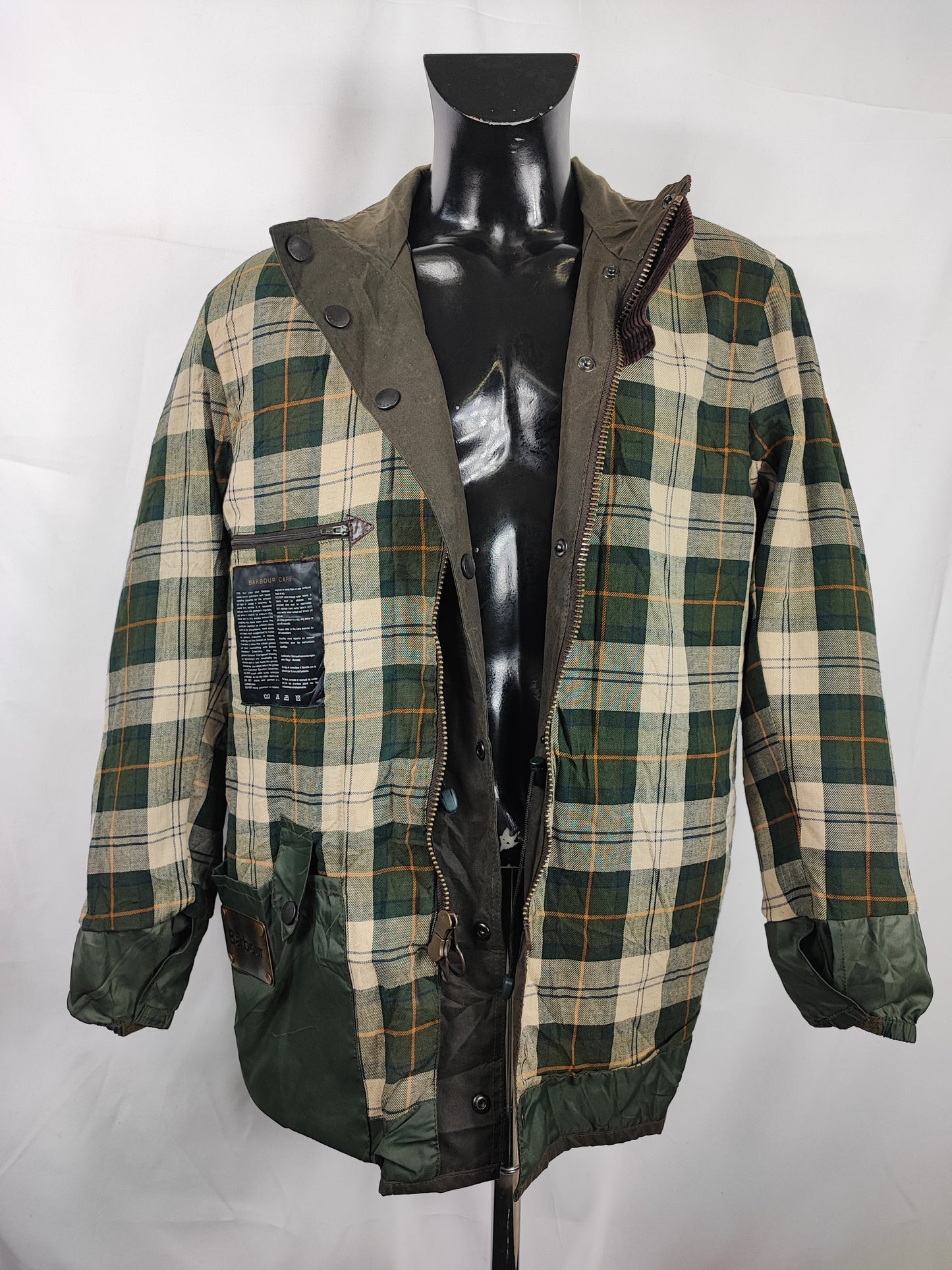 RARA Barbour Giacca Cowan Commando verde c40/102 cm Green wax Man Jacket size Medium