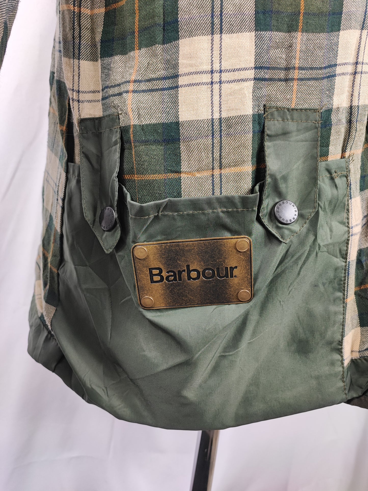 RARA Barbour Giacca Cowan Commando verde c40/102 cm Green wax Man Jacket size Medium