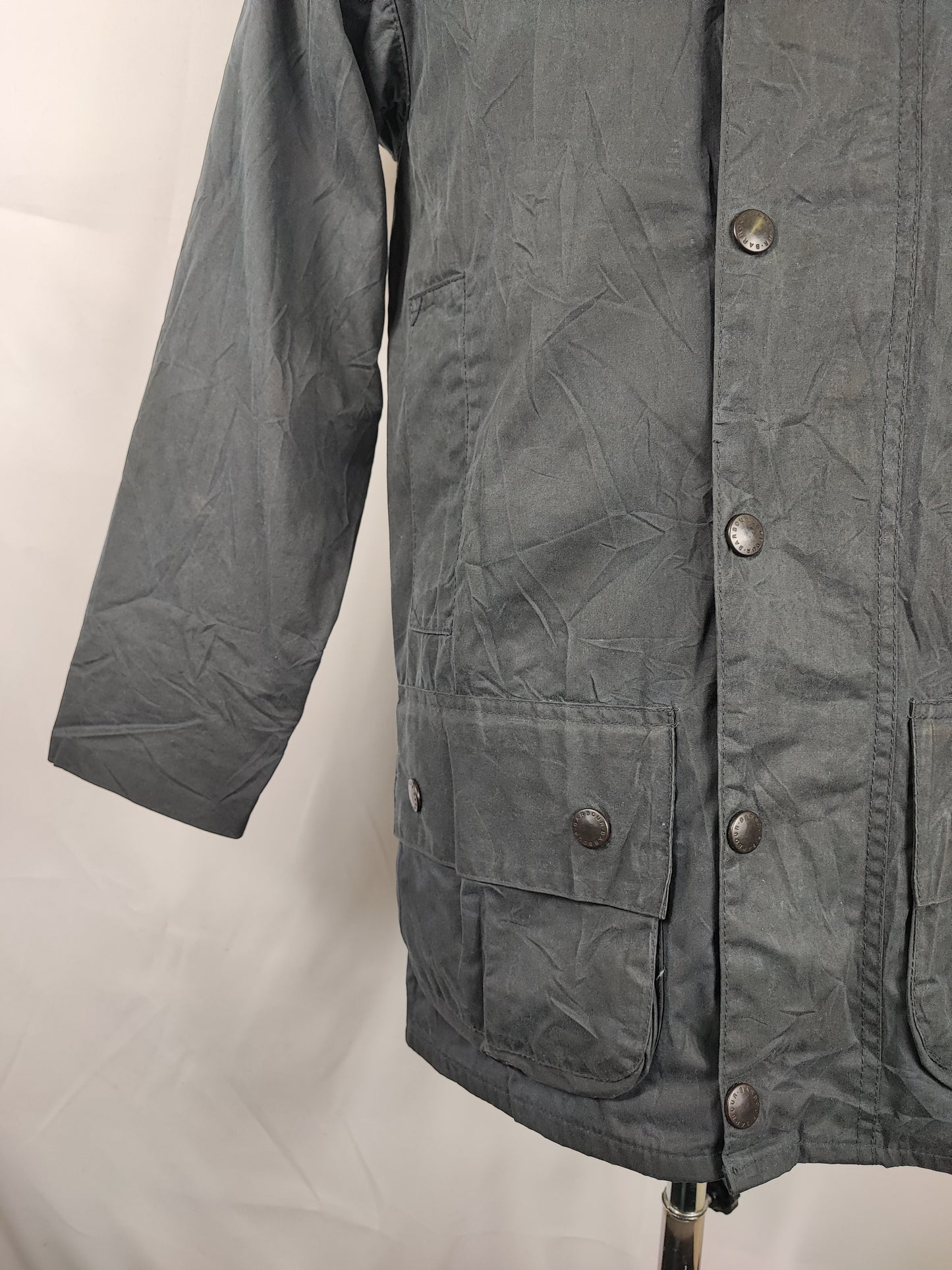 Barbour Giacca UNISEX Beaufort vintage blu c32/81 cm XXSMALL - Navy Vintage Beaufort jacket size c32