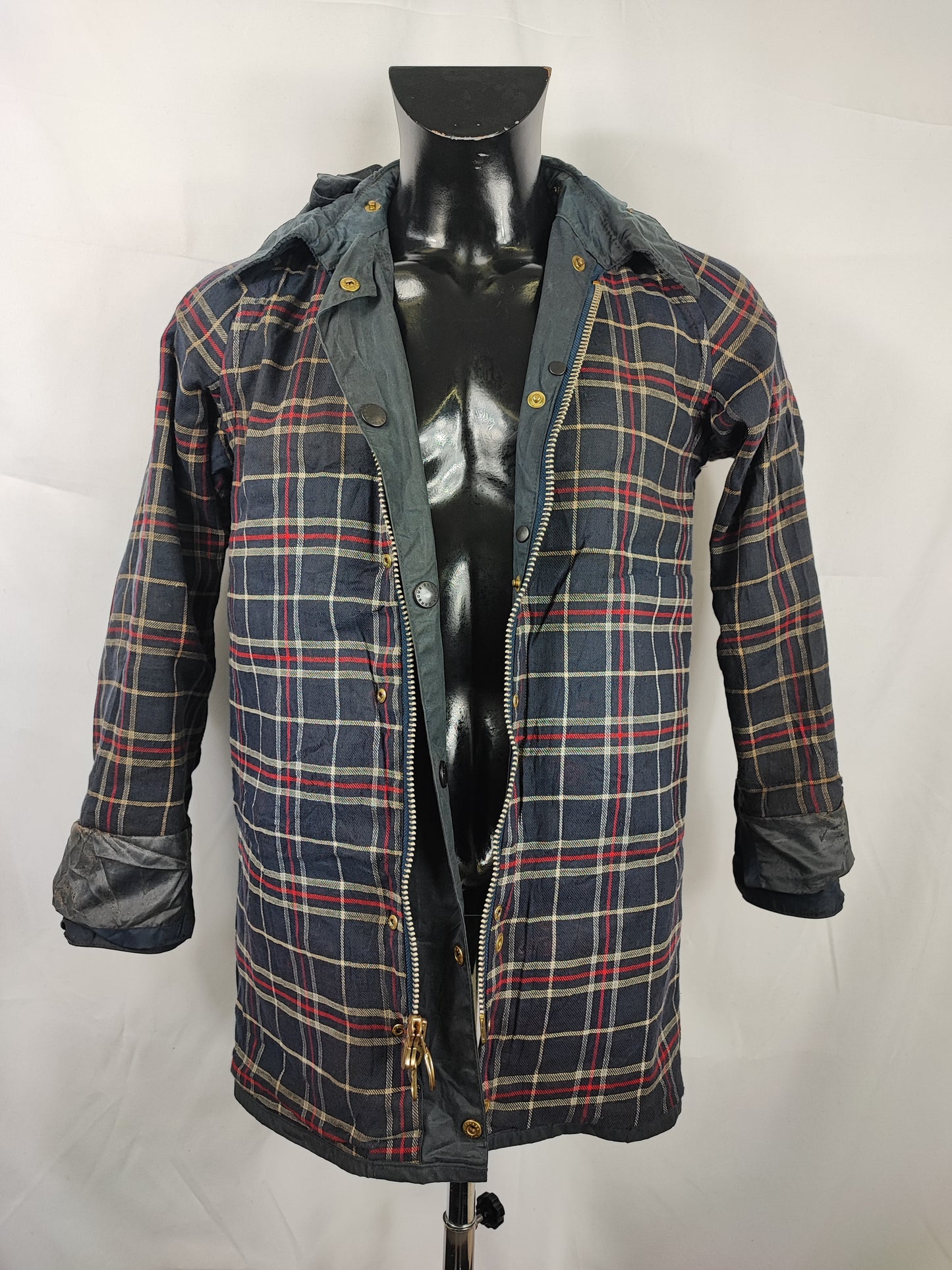 Barbour Giacca UNISEX Beaufort vintage blu c32/81 cm XXSMALL - Navy Vintage Beaufort jacket size c32
