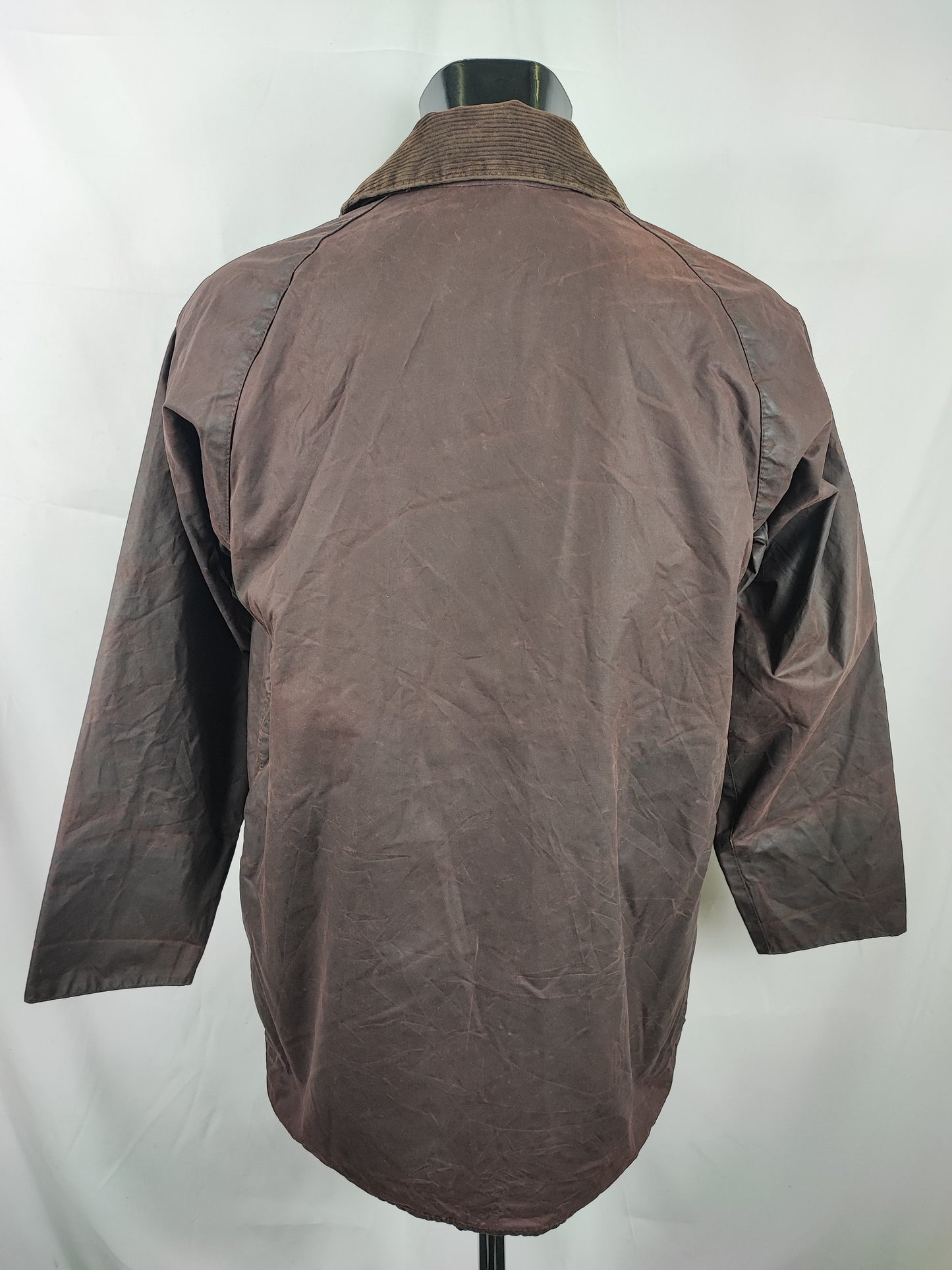 Barbour Giacca Beaufort Marrone C38/97 cm -Brown waxed Beaufort Jacket Size Medium