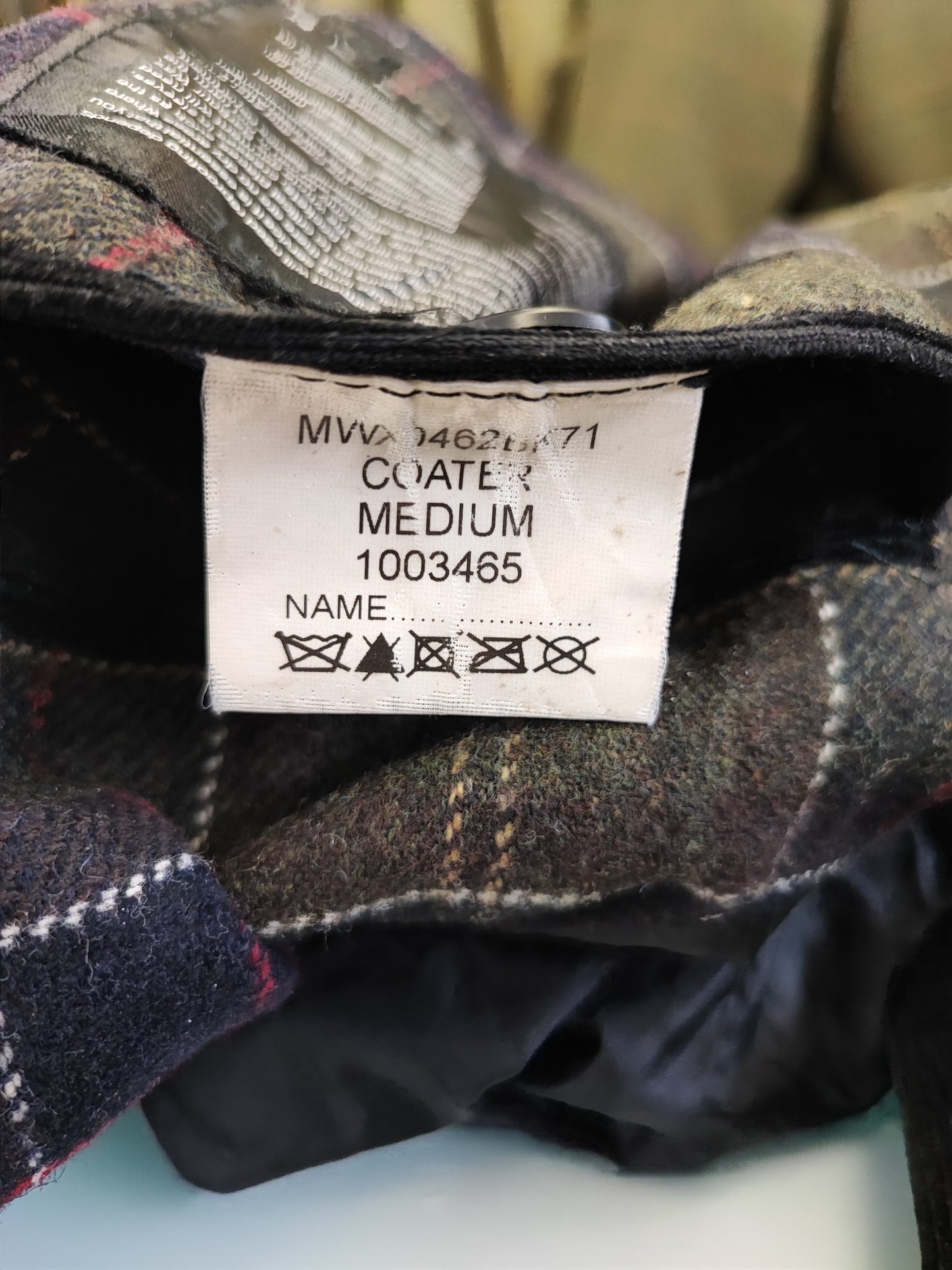 Trench Barbour Coater Nera Uomo cerata Medium Man Black Waxed Coater jacket size M
