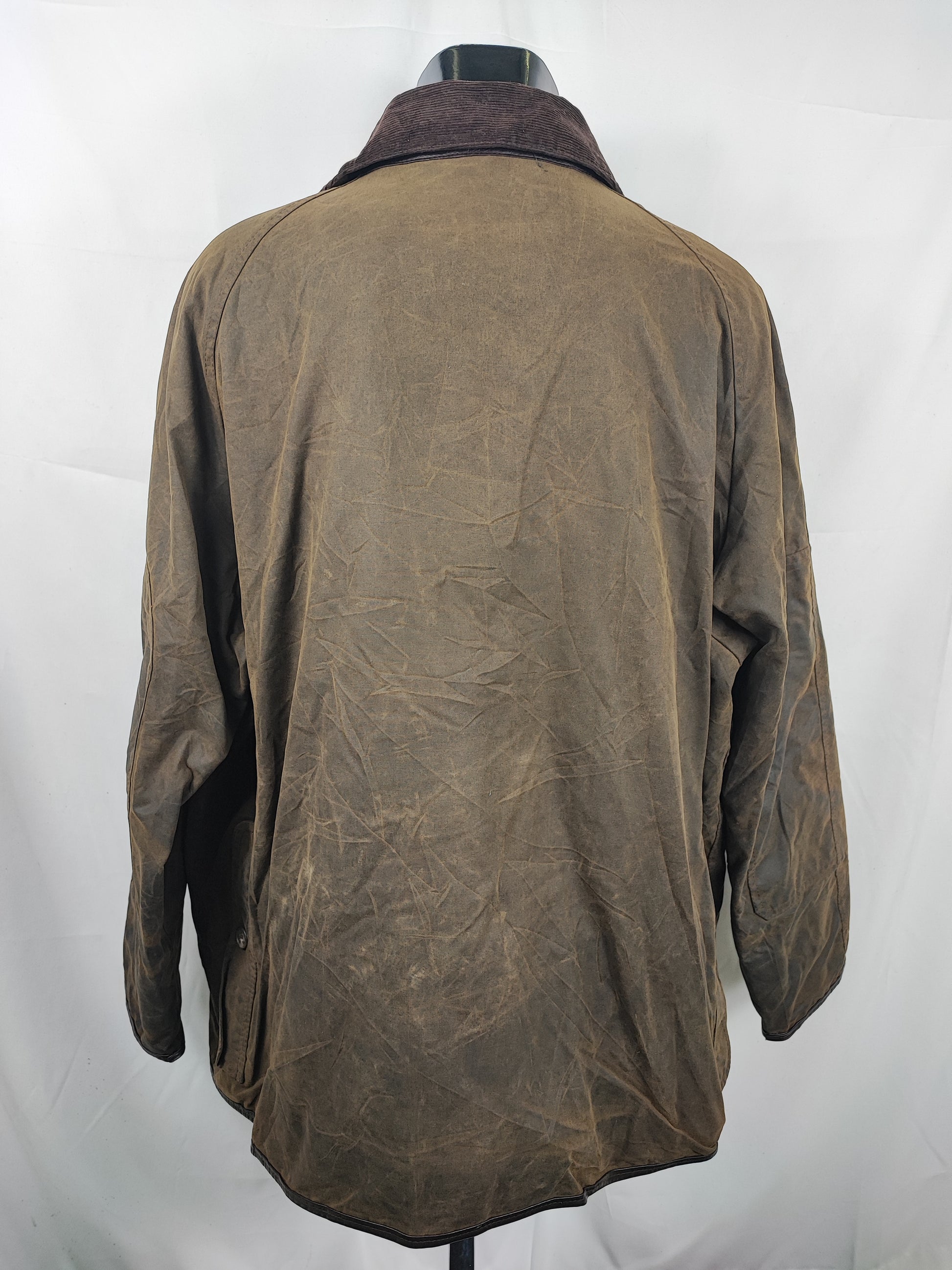 RARA Barbour Giacca Uomo Beauchamp verde C50/127 cm XXL- Olive Waxed Beauchamp coat size XXL - Shop In London