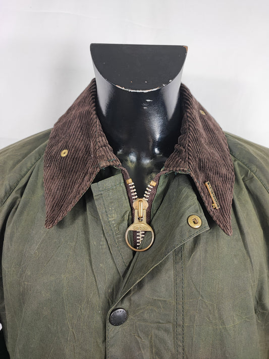 Barbour Gamefair Verde vintage C42/107 cm Man Green Wax Vintage Gamefair Jacket c42 Large