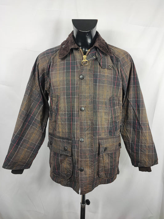 RARO Barbour Tartan Bedale C38/97 cm Man Wax Tartan Bedale Jacket Medium