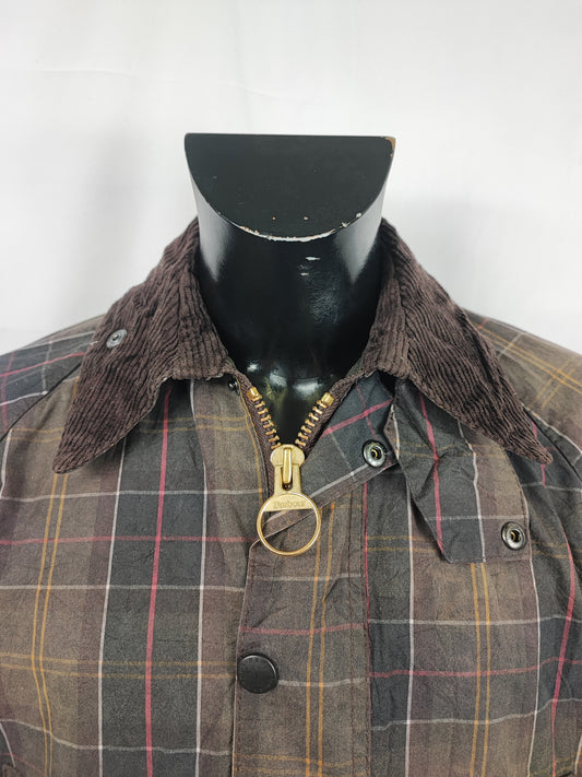 RARO Barbour Tartan Bedale C38/97 cm Man Wax Tartan Bedale Jacket Medium
