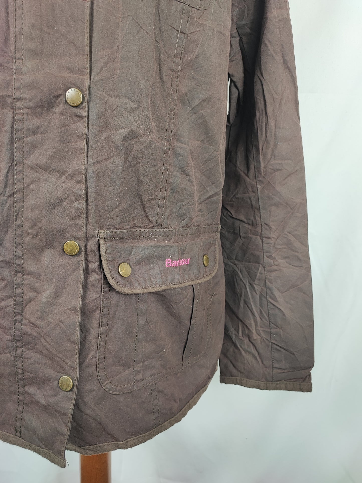 Giacca Barbour corta da donna marrone Kate liberty jacket Tg.44 Medium - Lady Brown Wax liberty jacket size uk14