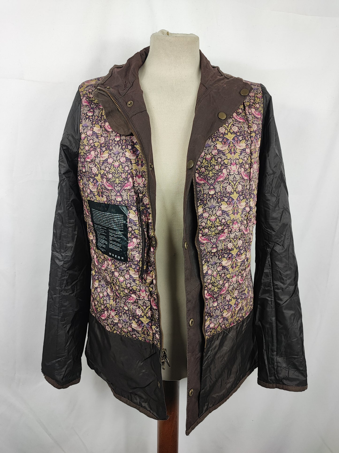 Giacca Barbour corta da donna marrone Kate liberty jacket Tg.44 Medium - Lady Brown Wax liberty jacket size uk14