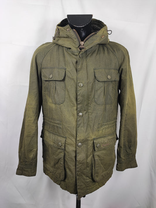 Barbour Giacca verde Uomo Brindle wax jacket Small Man Green wax Jacket Size S