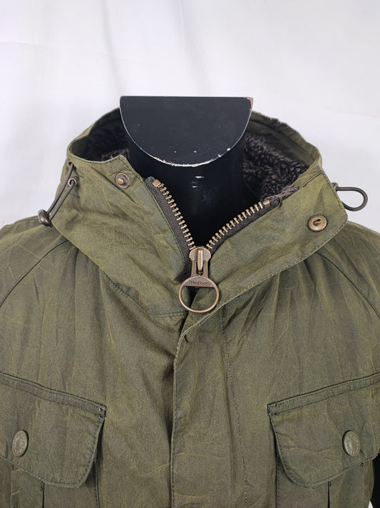 Barbour Giacca verde Uomo Brindle wax jacket Small Man Green wax Jacket Size S