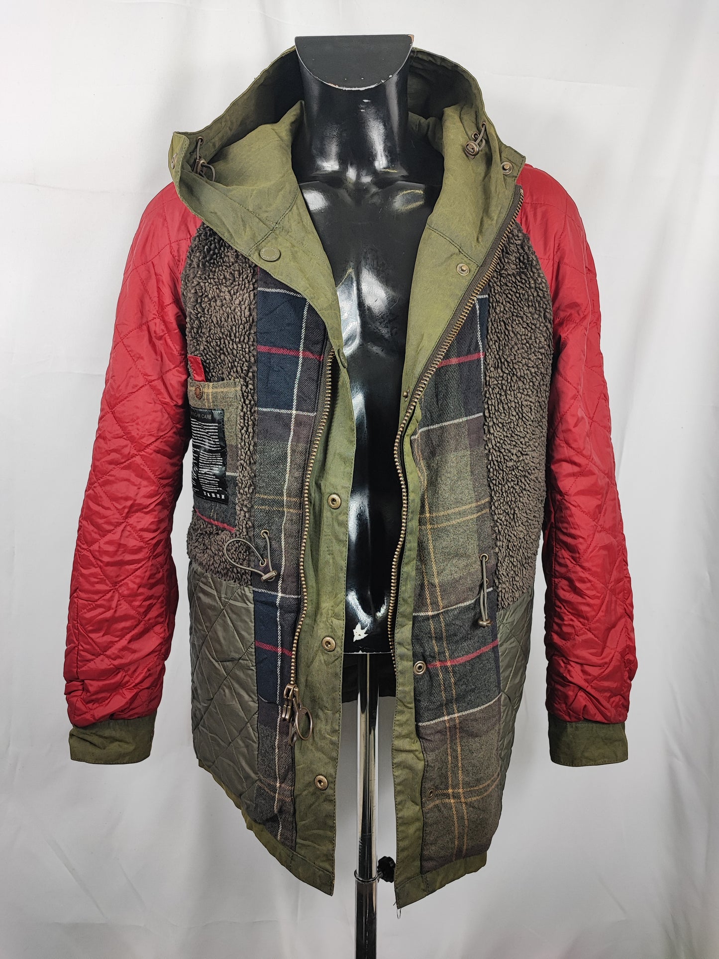 Barbour Giacca verde Uomo Brindle wax jacket Small Man Green wax Jacket Size S