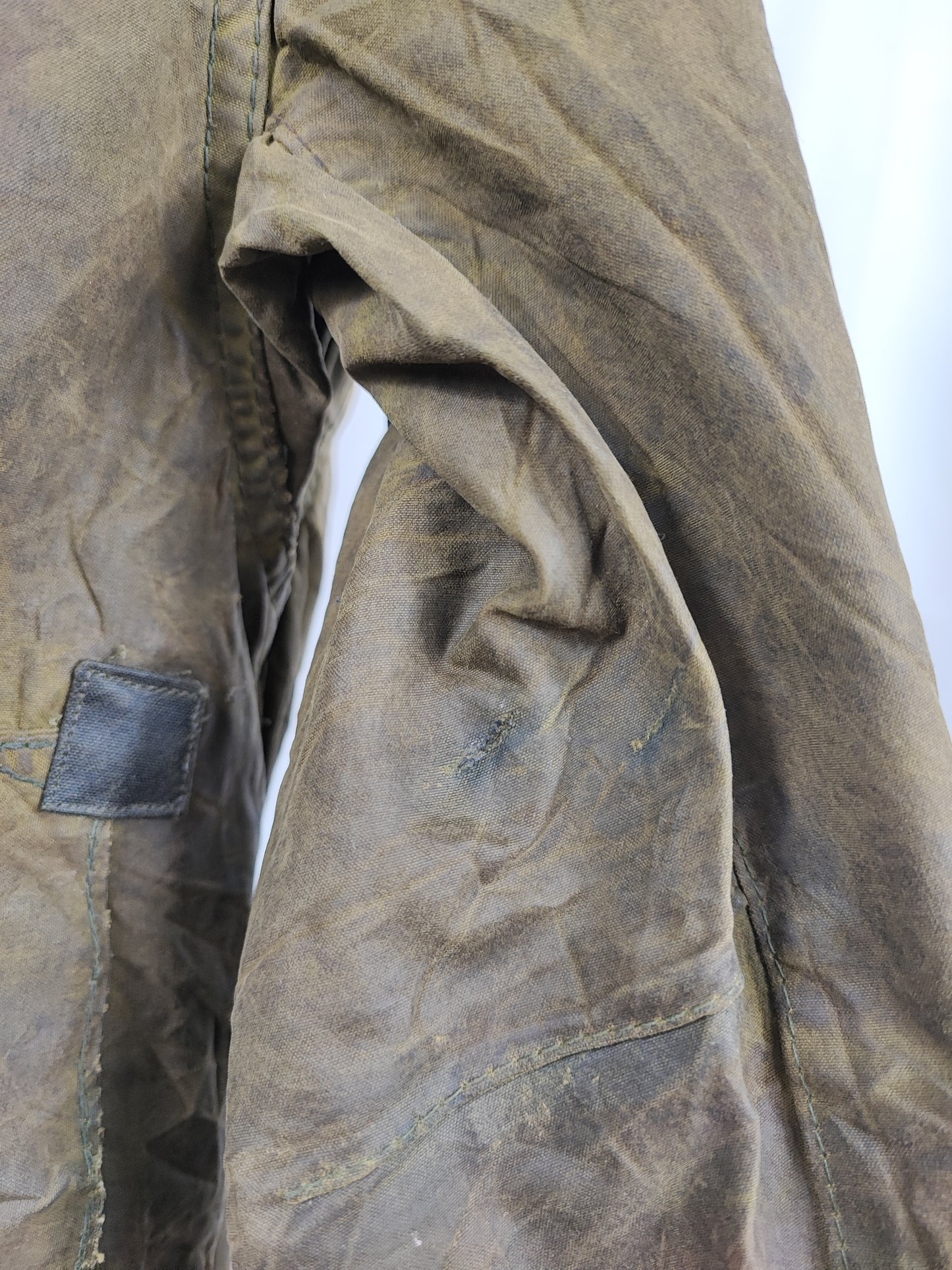 Barbour Border verde cotone Cerato C34/86 cm Green Border Coat Size Xsmall tg. 44 ita