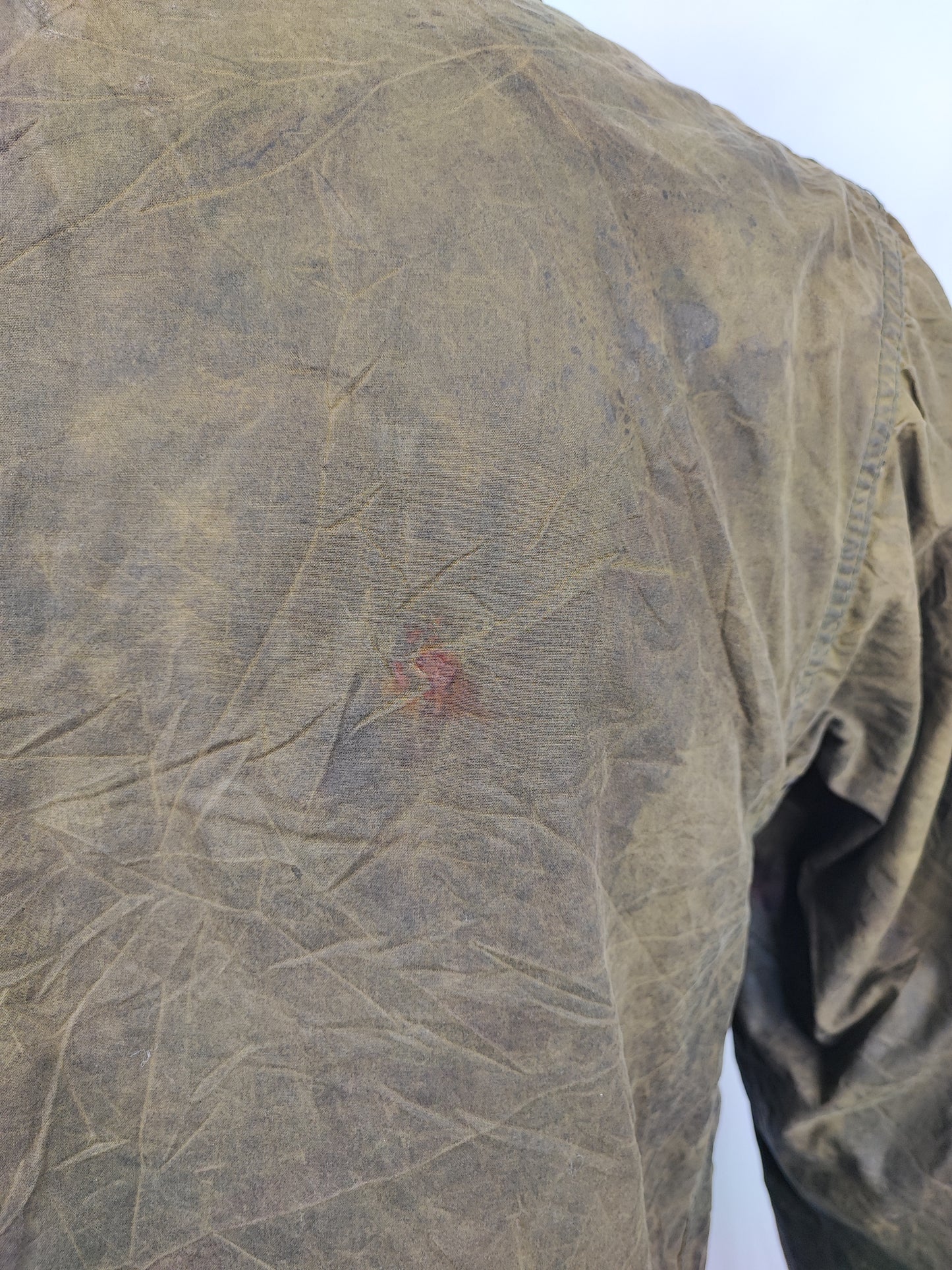 Barbour Border verde cotone Cerato C34/86 cm Green Border Coat Size Xsmall tg. 44 ita