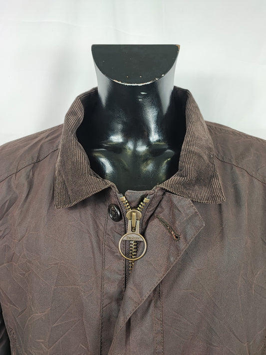 Giacca Barbour da uomo cerata Challenger marrone XL- Man Brown Barbour Wax Challenger Coat size xl