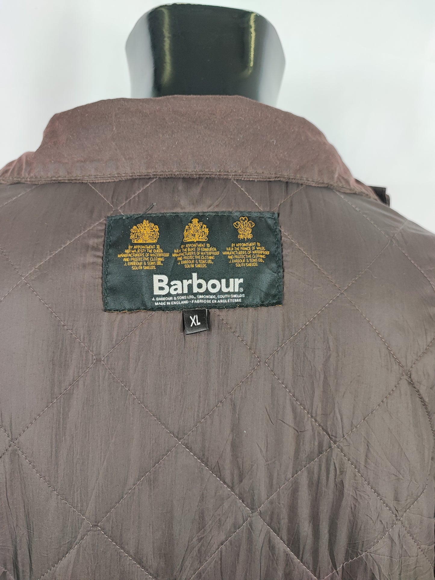 Giacca Barbour da uomo cerata Challenger marrone XL- Man Brown Barbour Wax Challenger Coat size xl