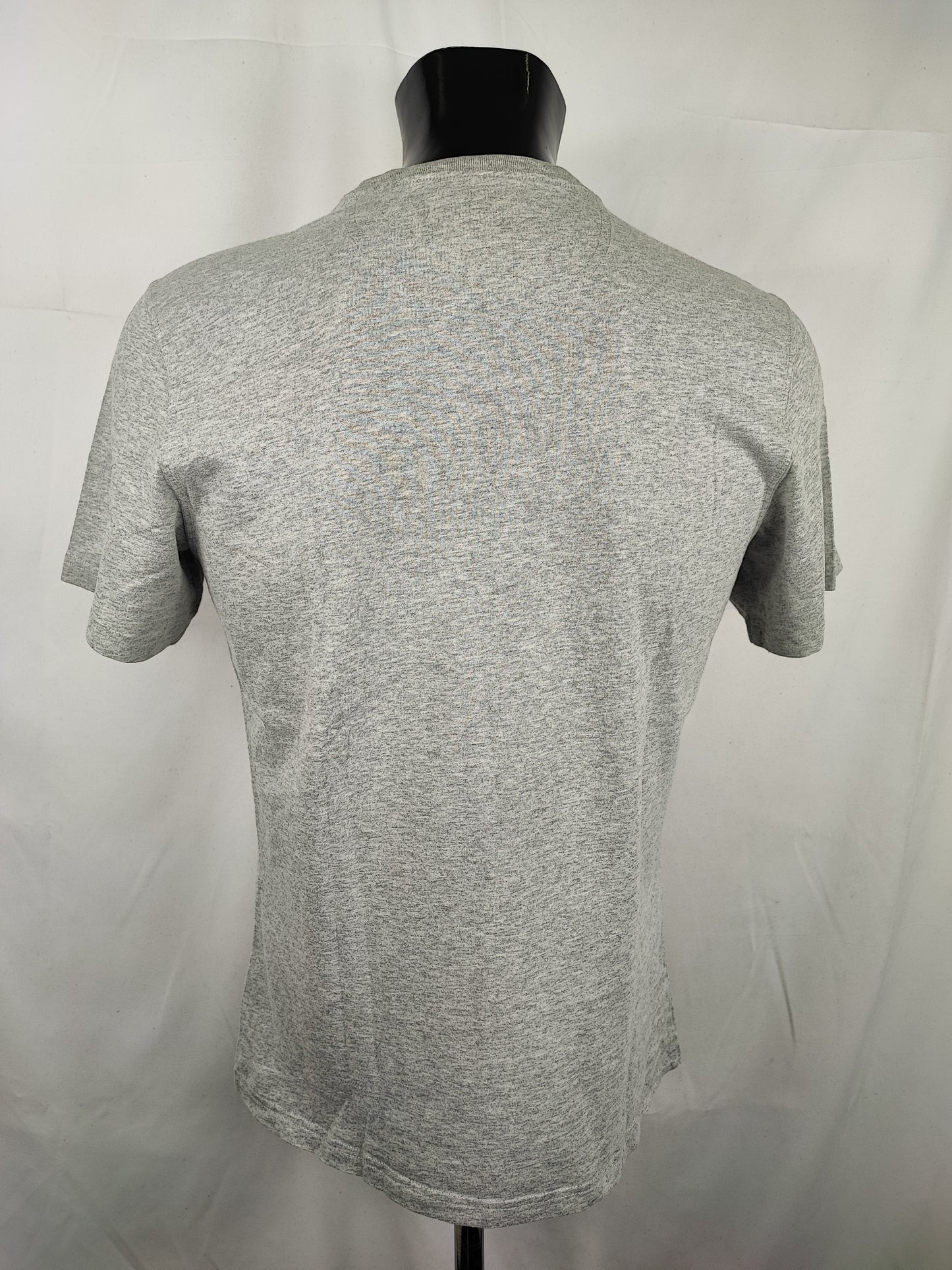 T-shirt Barbour grigia da uomo in cotone taglia Medium