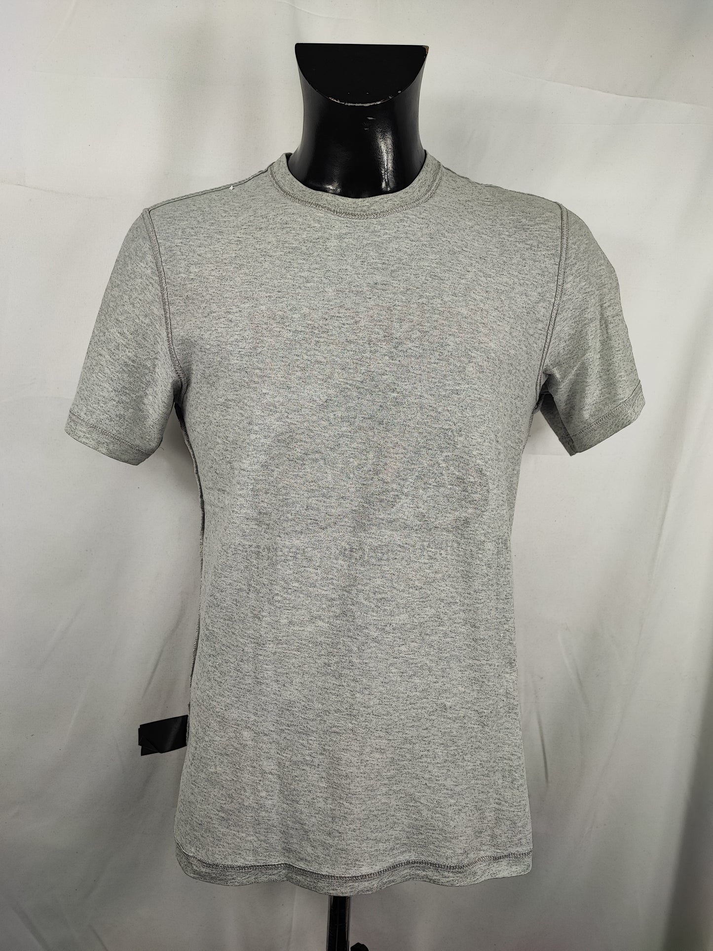 T-shirt Barbour grigia da uomo in cotone taglia Medium