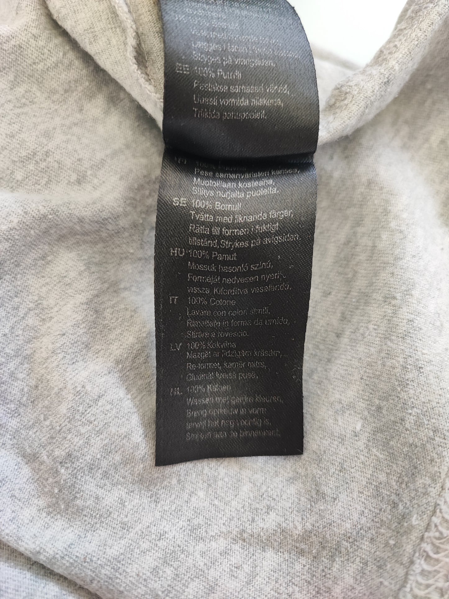 T-shirt Barbour grigia da uomo in cotone taglia Medium