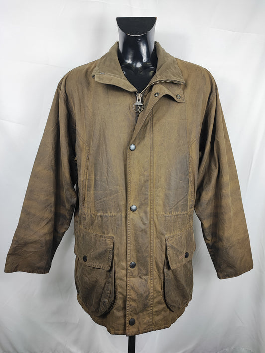 Barbour Giacca Uomo cerata verde Large Man Berwick Wax olive Jacket size L