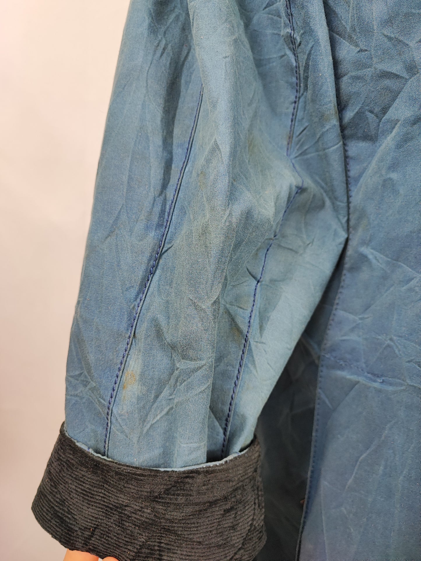 Giacca Barbour Blu Ashby Uomo Large- Man Blue Ashby Wax Jacket Size Large