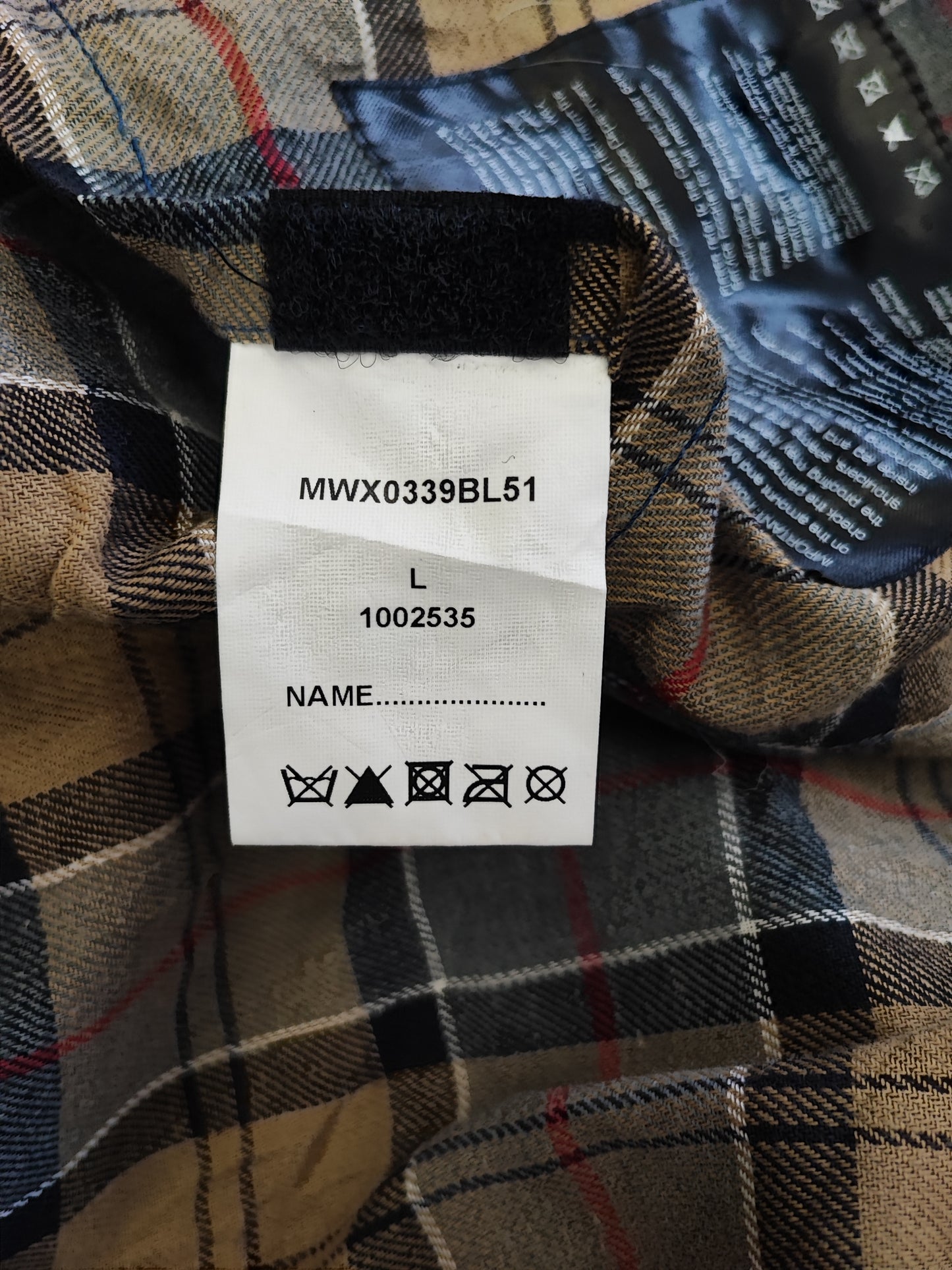 Giacca Barbour Blu Ashby Uomo Large- Man Blue Ashby Wax Jacket Size Large