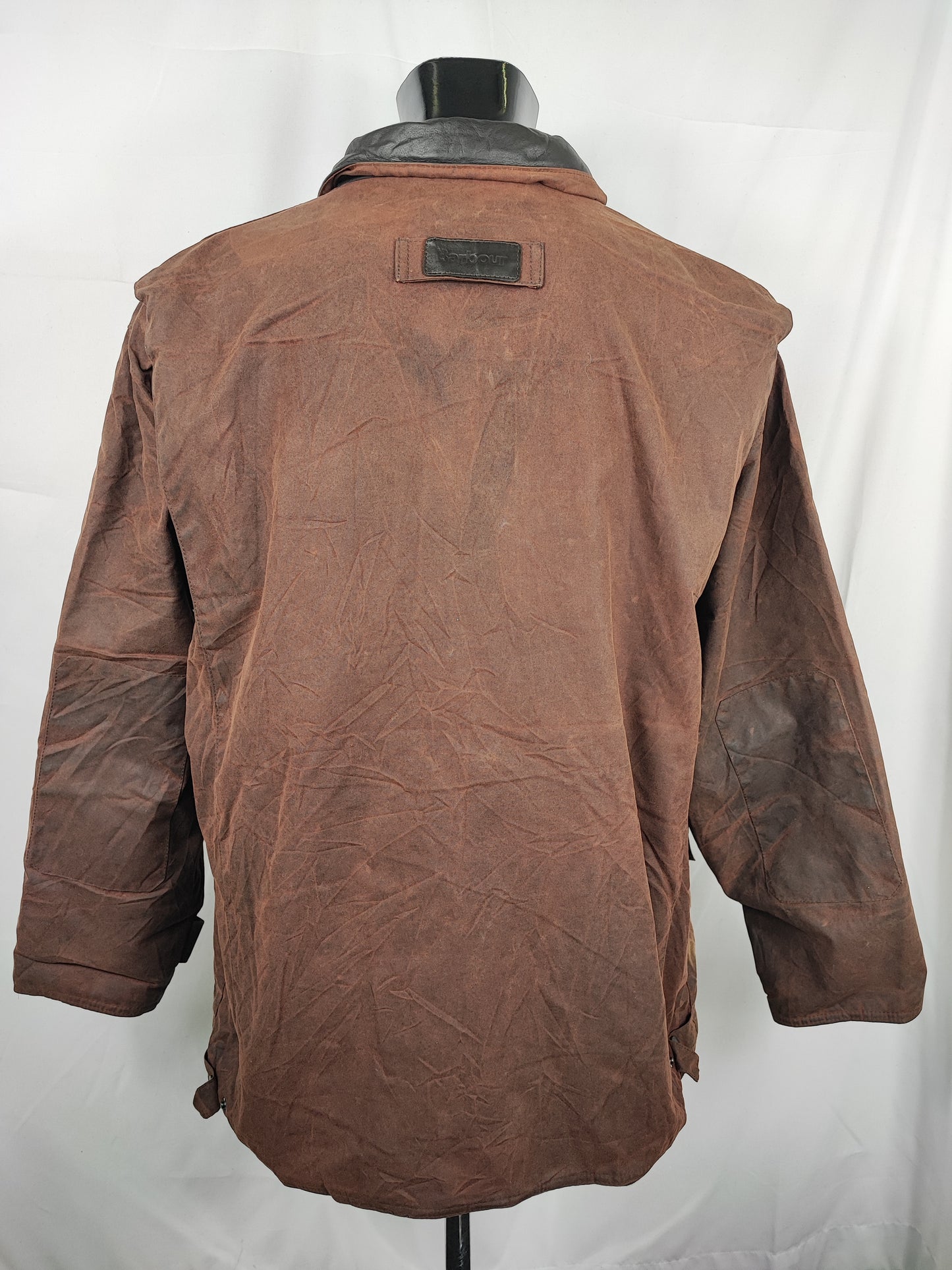 Barbour Giacca Uomo Bushman Marrone XLarge- Man Wax Brown Bushman Jacket Size XLarge