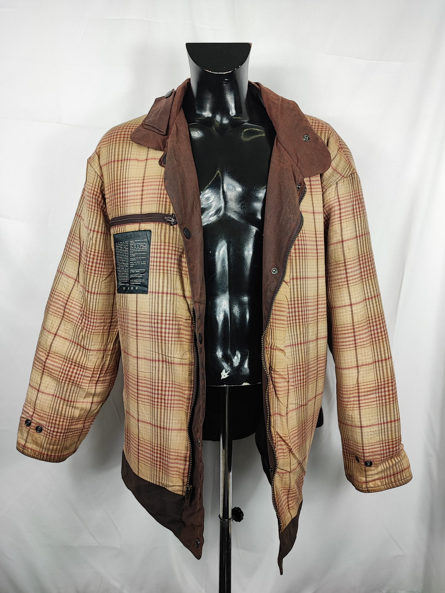 Barbour Giacca Uomo Bushman Marrone XLarge- Man Wax Brown Bushman Jacket Size XLarge