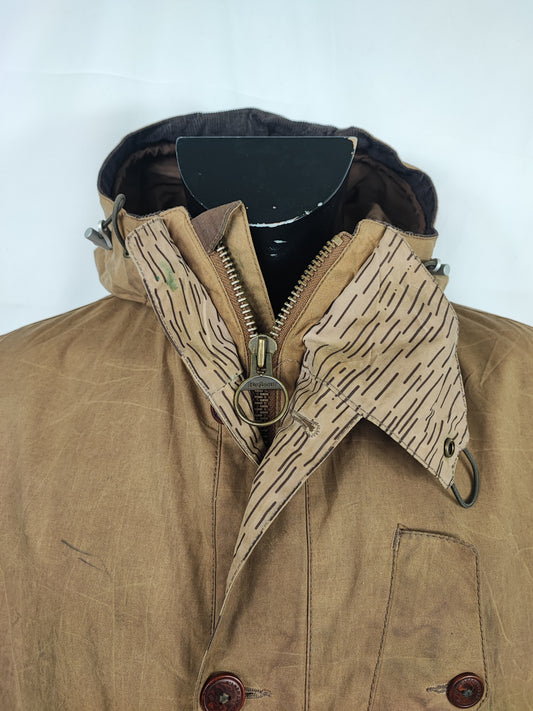 Giacca Barbour Dept B Summer Parka Beige Medium- Beige Dept B summer parka waxed Size M