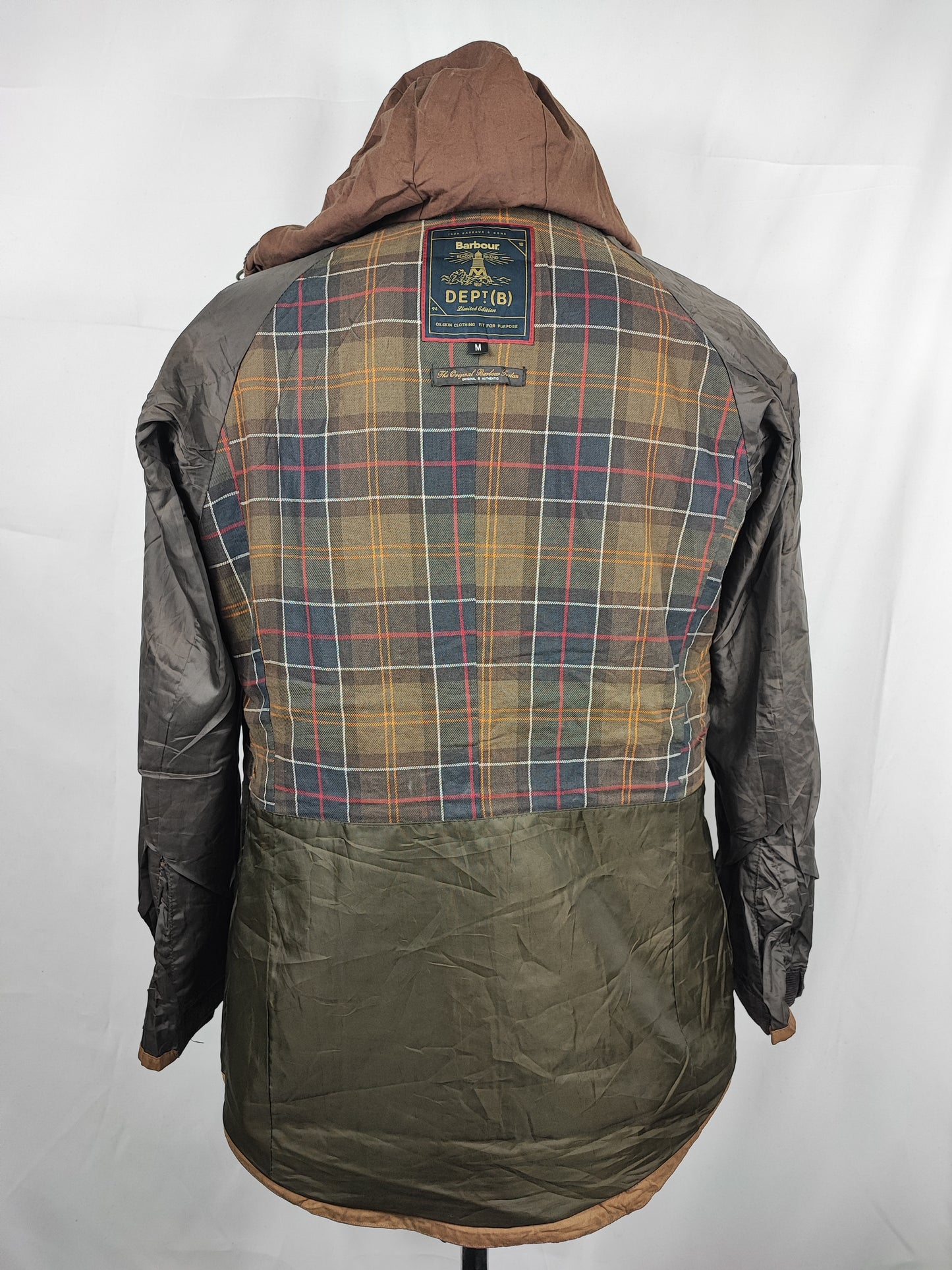 Giacca Barbour Dept B Summer Parka Beige Medium- Beige Dept B summer parka waxed Size M
