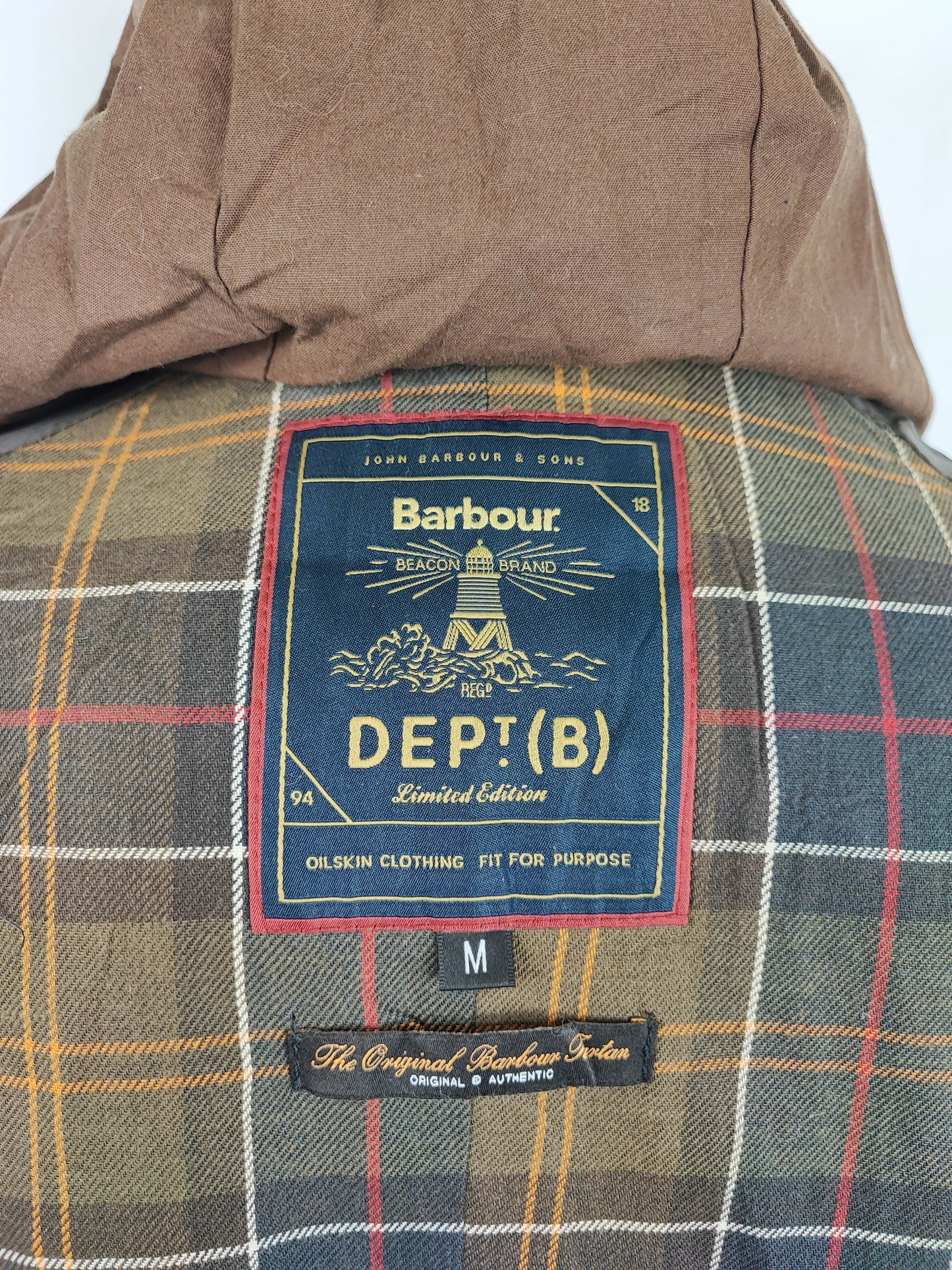 Giacca Barbour Dept B Summer Parka Beige Medium- Beige Dept B summer parka waxed Size M