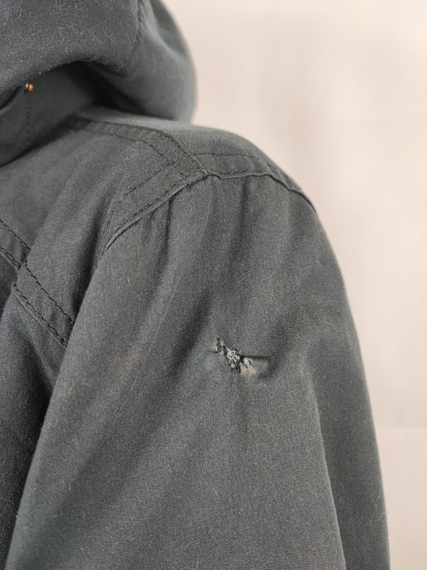 Giacca Barbour donna blu cerata e imbottita tg. 44 UK14 Medium Kelsall Navy Wax jacket
