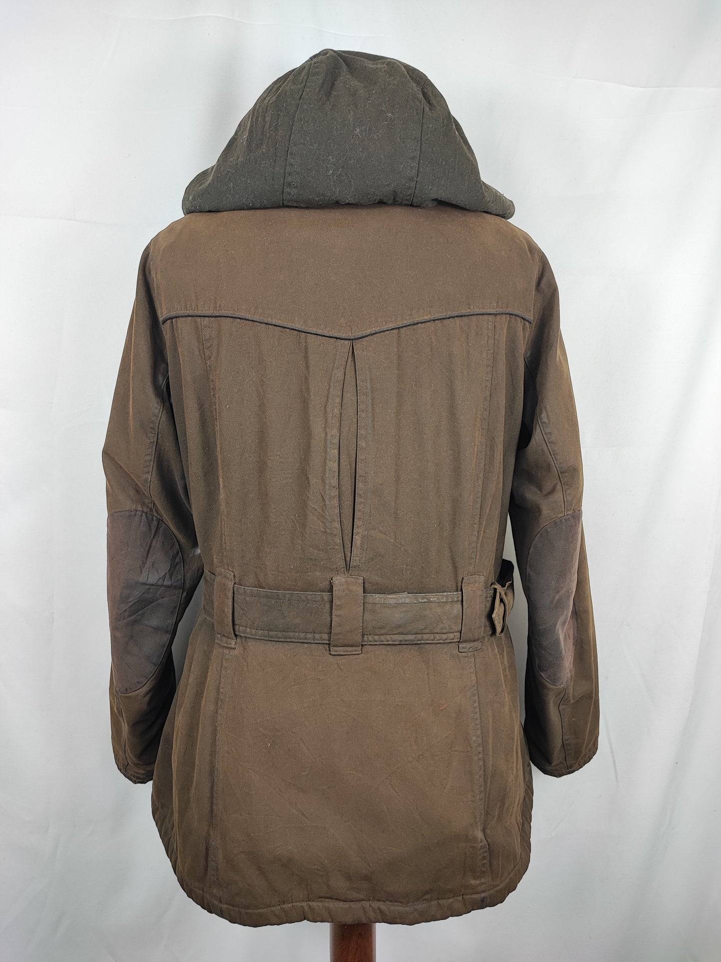 Barbour Giacca da donna oliva Medium Tg.42/44 Equine Lady Olive cotton jacket size uk14