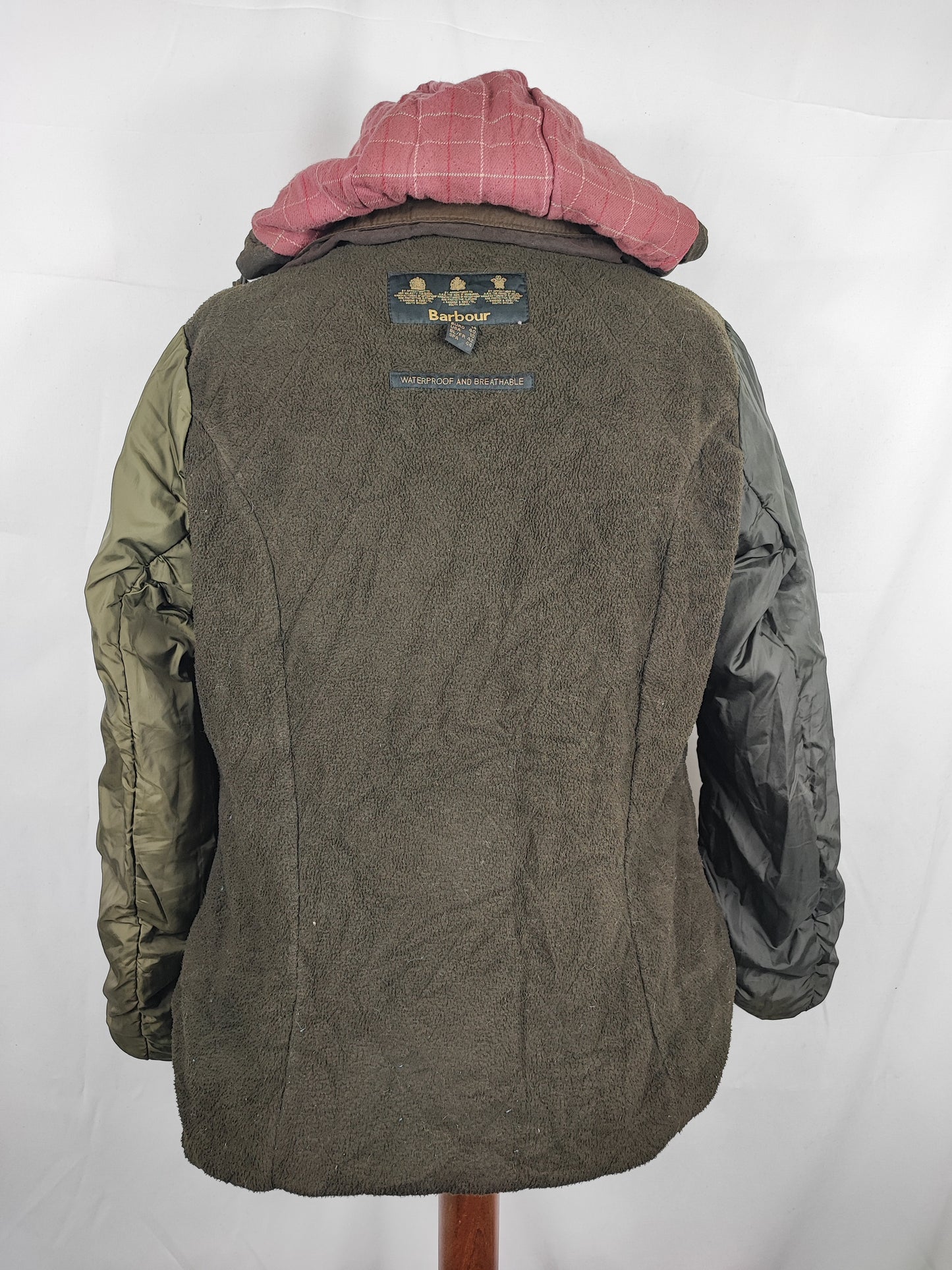 Barbour Giacca da donna oliva Medium Tg.42/44 Equine Lady Olive cotton jacket size uk14