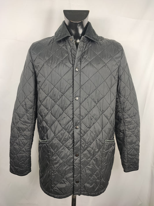 Giacca a vento Barbour trapuntata nera Large - Man quilted Liverpool Jacket size L