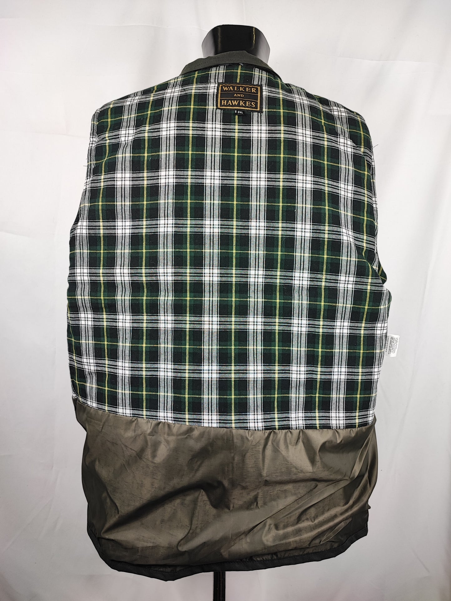 Gilet nuovo da uomo cerato inglese colore verde - Man Wax Olive Gilet