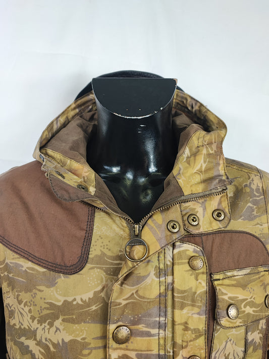 RARA Barbour White Mountaineering Wave Mountain Sandstone Parka Small