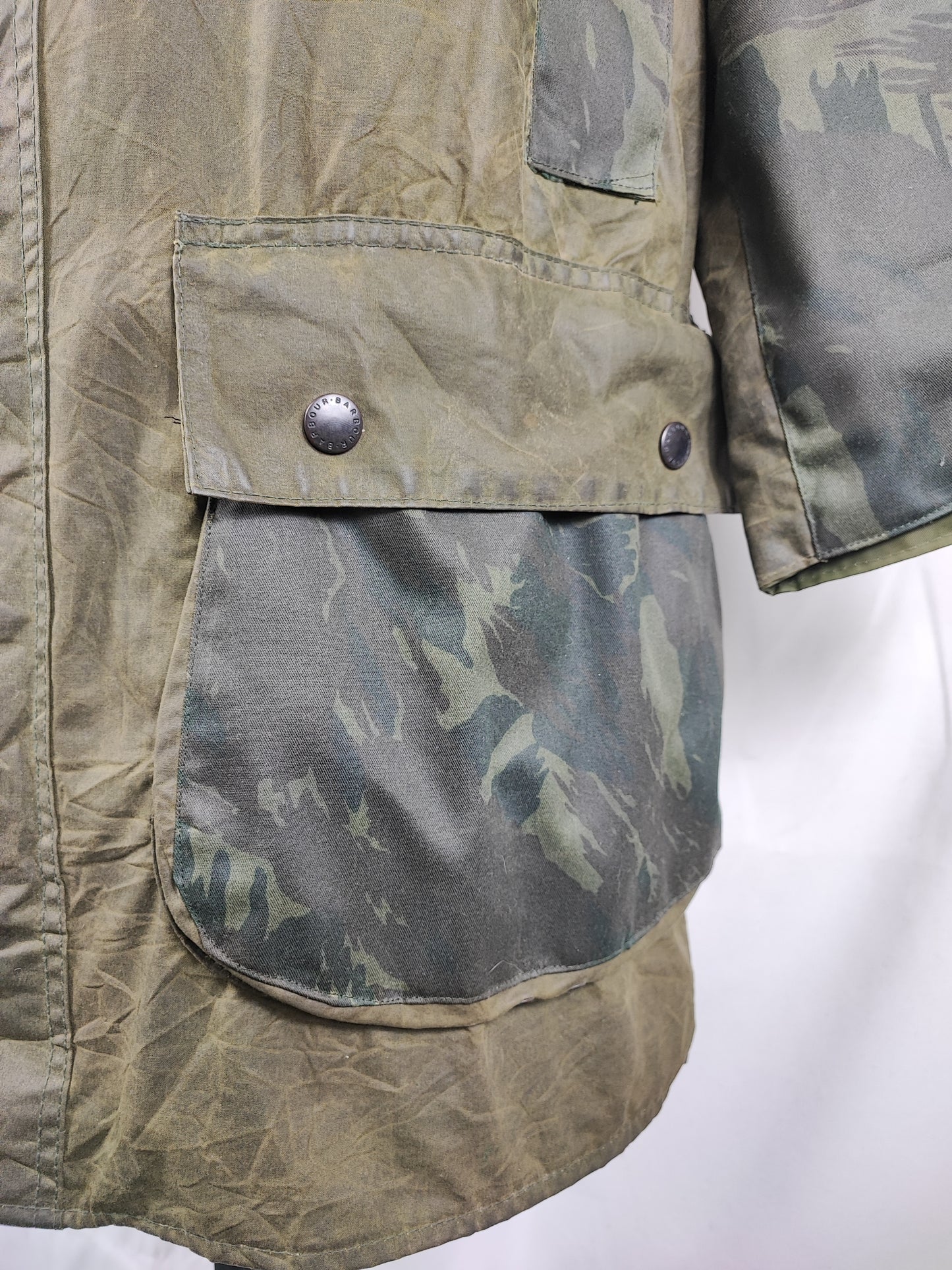 Barbour unisex Border verde cerato custom edition C40/102cm  -  Green Vintage Border Coat Custom edition size C40 Medium