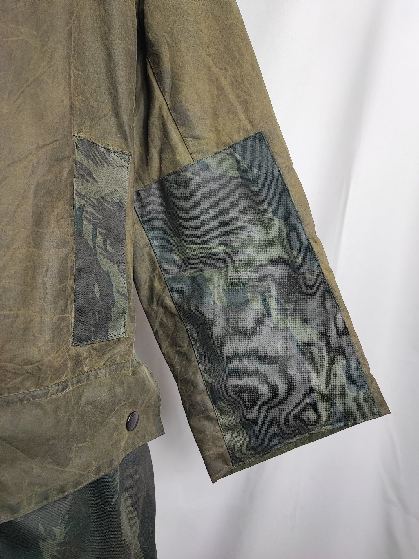 Barbour unisex Border verde cerato custom edition C40/102cm  -  Green Vintage Border Coat Custom edition size C40 Medium