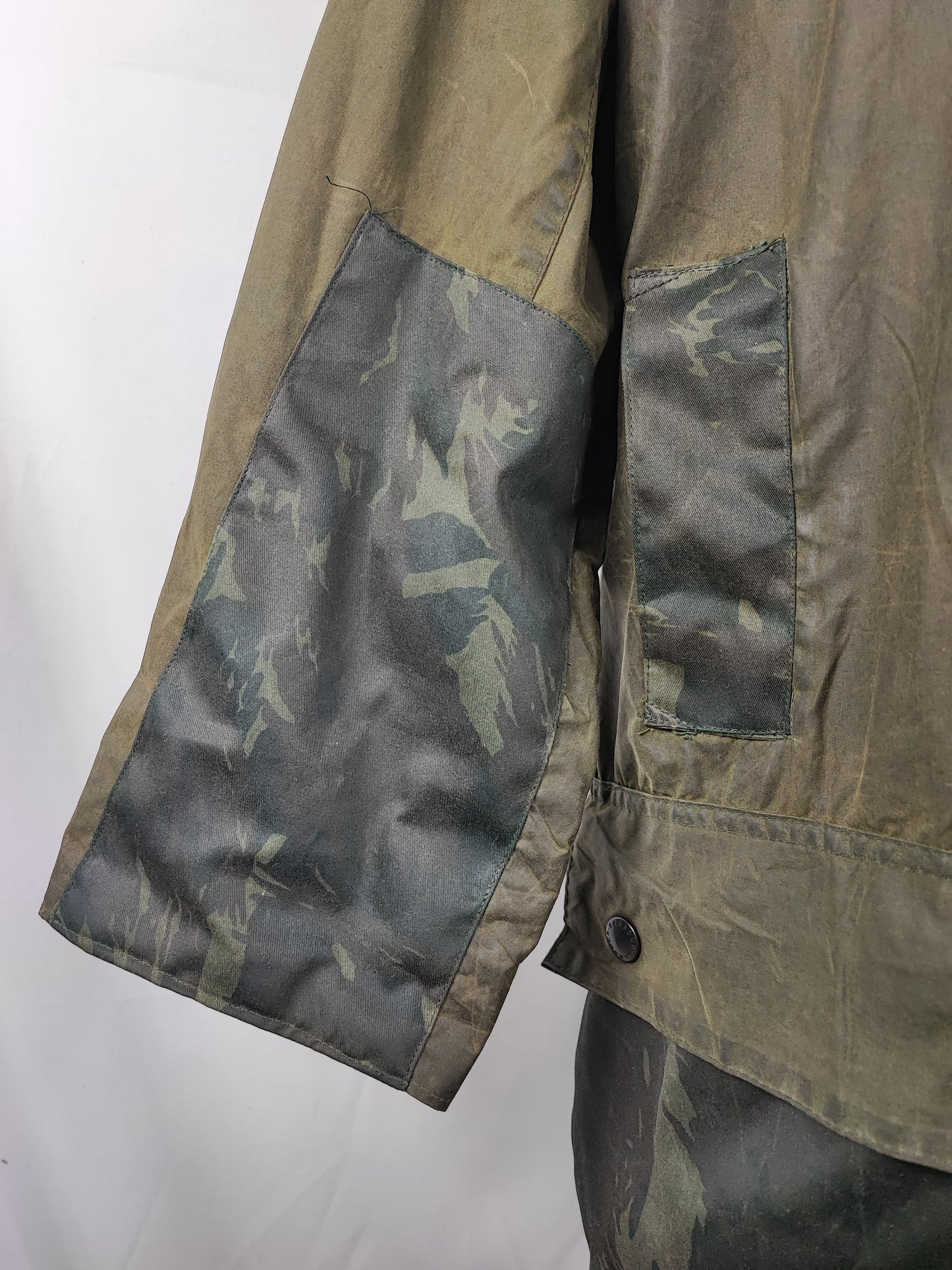 Barbour unisex Border verde cerato custom edition C40/102cm  -  Green Vintage Border Coat Custom edition size C40 Medium