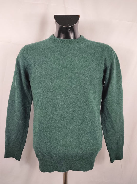 Maglione Barbour da uomo in lana verde Medium-  Man wool Green Jumper size M