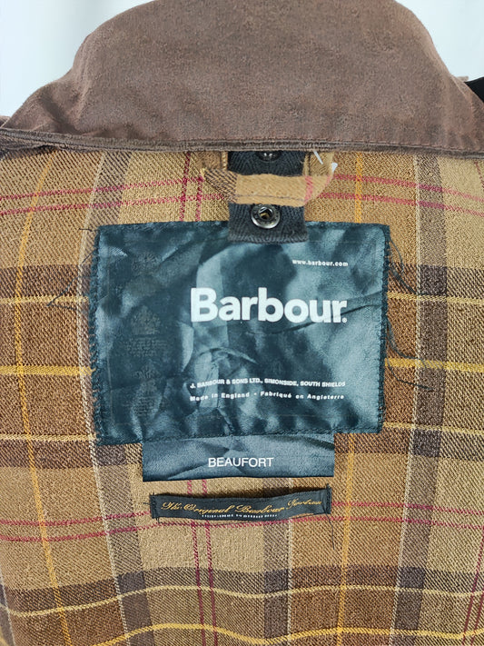Barbour Giacca Beaufort vintage marrone C44/112cm - Brown Beaufort Waxed jacket large