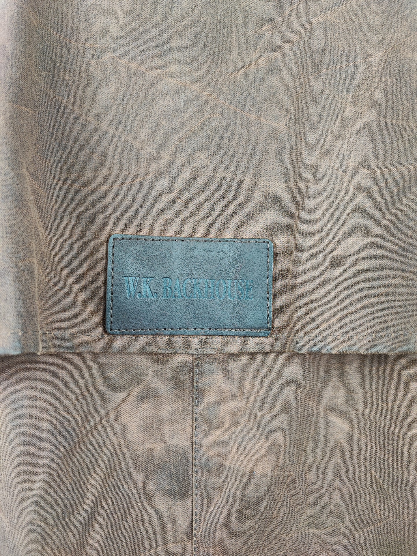 RARO Barbour Backhouse marrone C44/112 cm Man Riding Brown Wax Jacket size XLarge