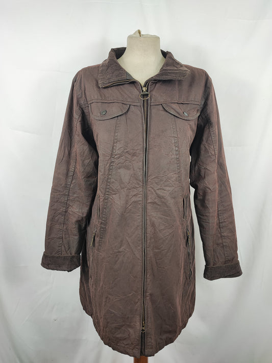 Giacca Barbour Donna marrone Cameron uk16 tg.44/46 - Brown wax Cameron jacket size uk16