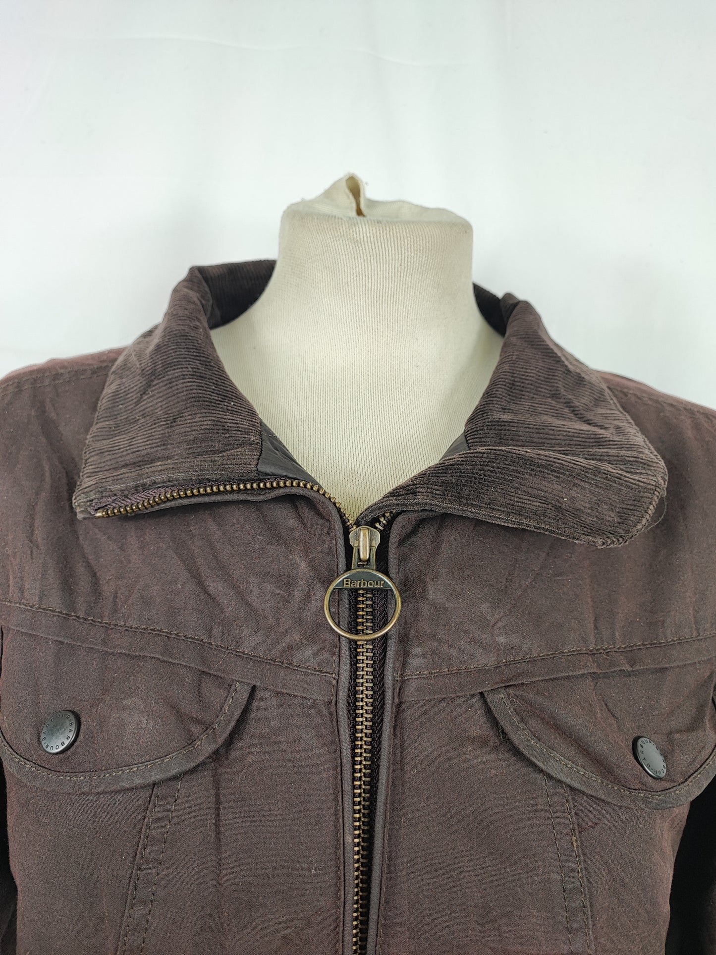Giacca Barbour Donna marrone Cameron uk16 tg.44/46 - Brown wax Cameron jacket size uk16