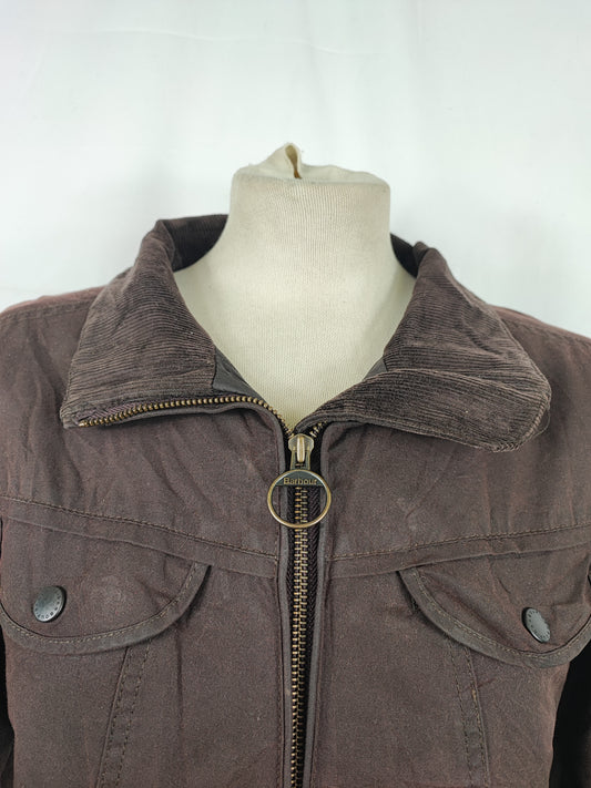 Giacca Barbour Donna marrone Cameron uk16 tg.44/46 - Brown wax Cameron jacket size uk16