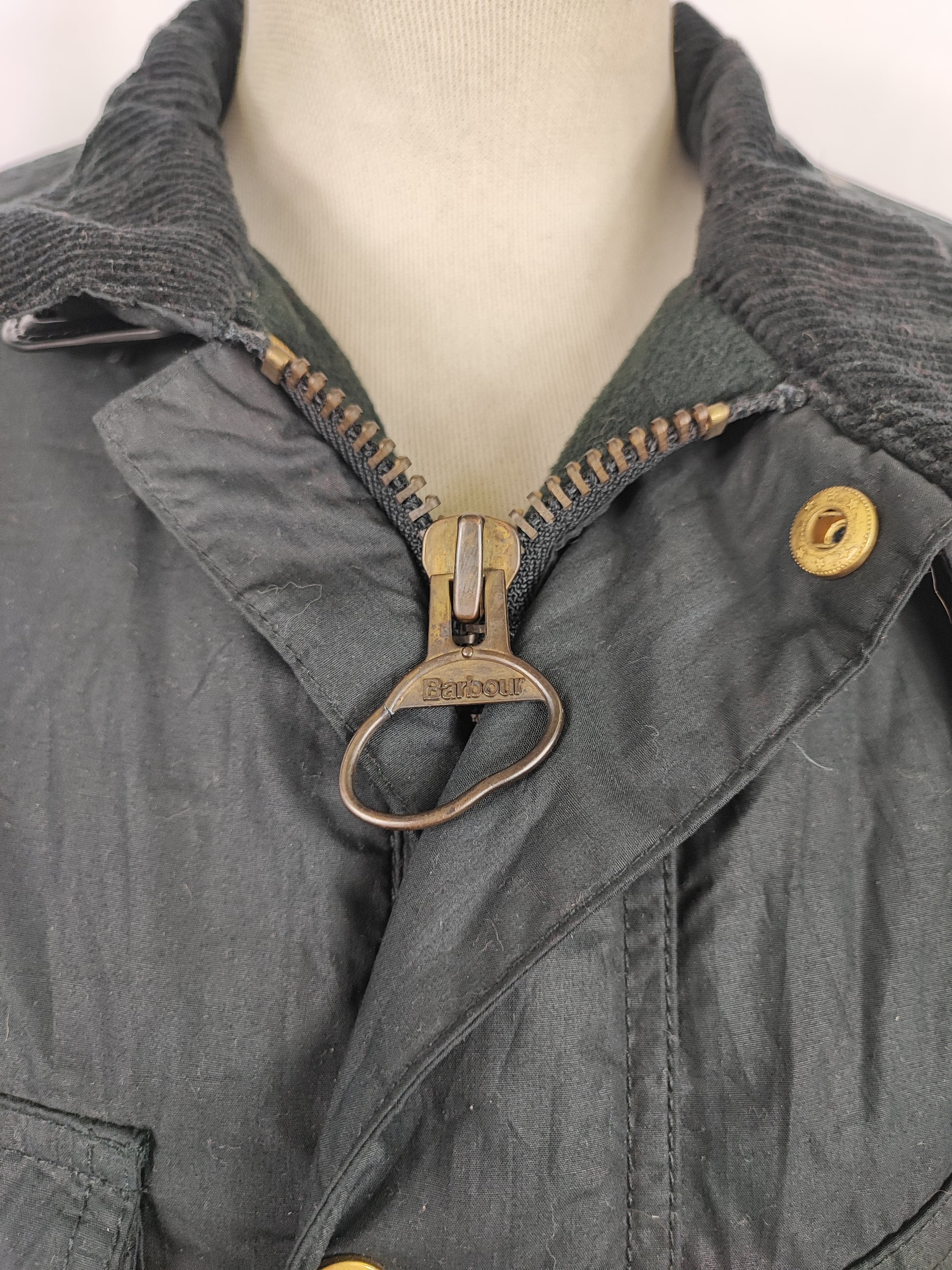 Giacca Barbour International Donna Medium UK12 -Lady Black Vintage International Jacket Size uk12 - Shop In London